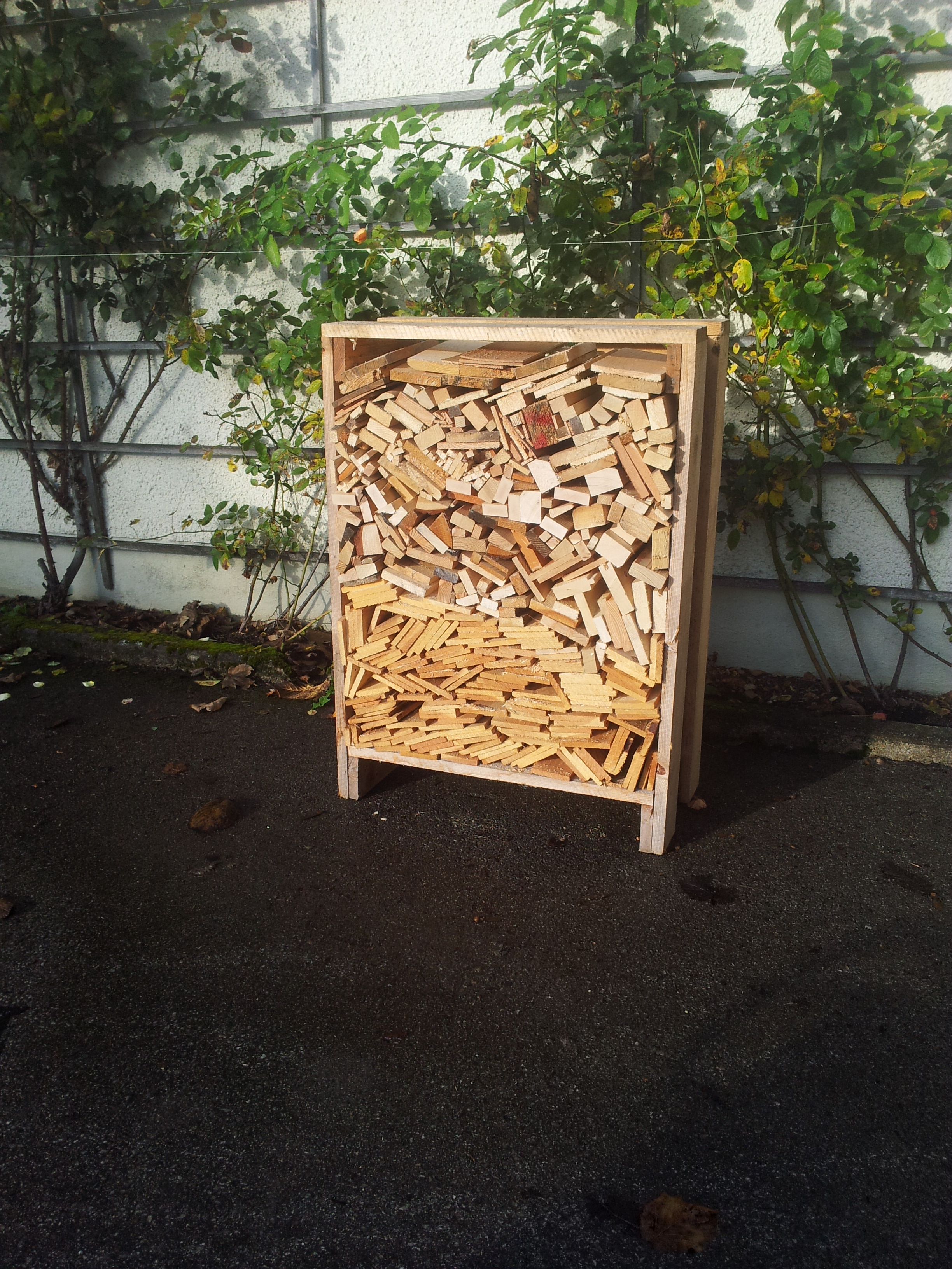 Brennholzlager und Verarbeitung